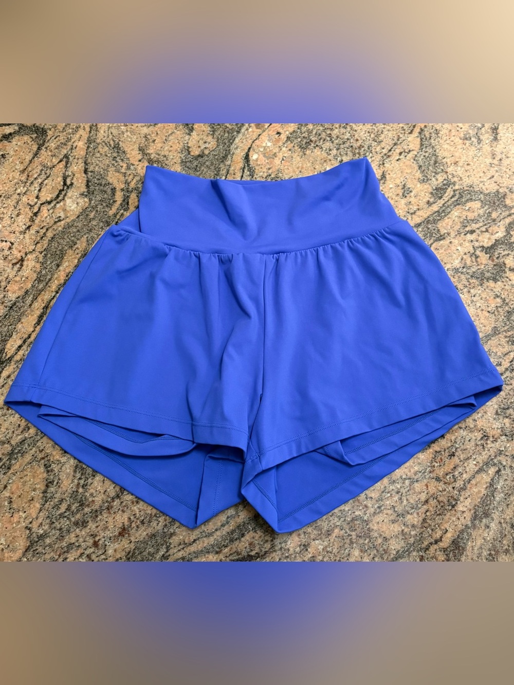 Halara SoftlyZero Airy Super High Waisted 2-in-1 InstantCool Yoga Shorts